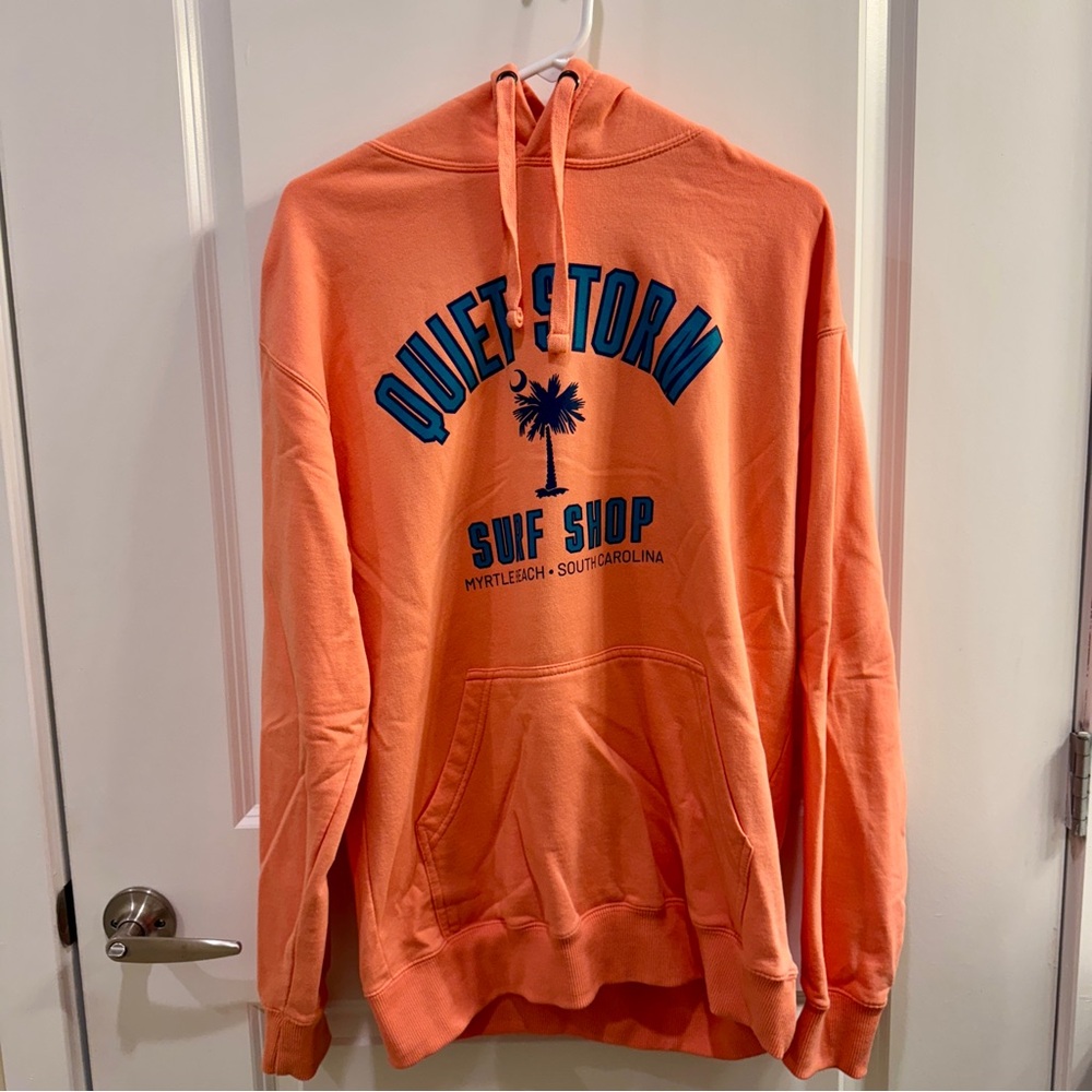 Men’s Quiet Storm Myrtle Beach Orange Hoodie